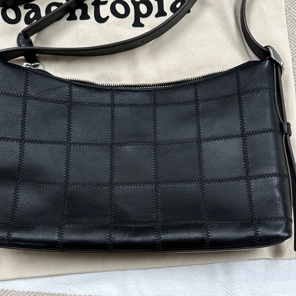 Coach Black Quilted Shoulder Bag - Picture 3 of 8